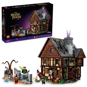 NEW! Disney Hocus Pocus: The Sanderson Sisters’ Cottage LEGO Ideas Collectible